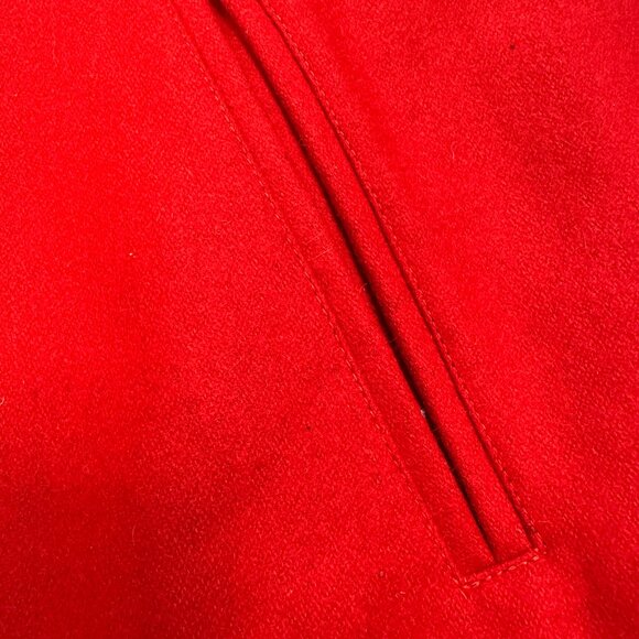 NWT Steve & Barry’s University Sportswear Varsity Jacket XXL Red/ Ivory "Cocks" - Picture 9 of 15